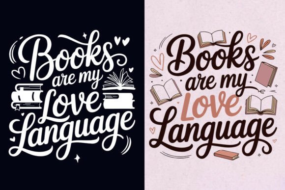 Book Lover PNG: Cozy Typography Graphics for Crafts & Content
