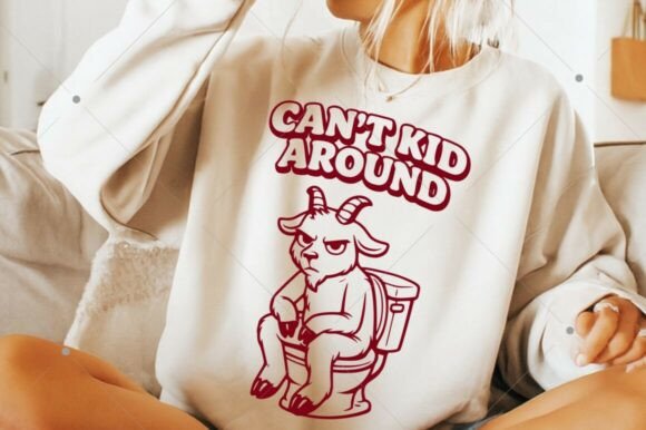 Funny Goat SVG: Crafts & Graphics for Local Branding