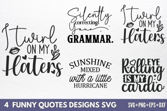 Funny Quotes Designs SVG: Crafts & Graphics for Lighthearted Branding