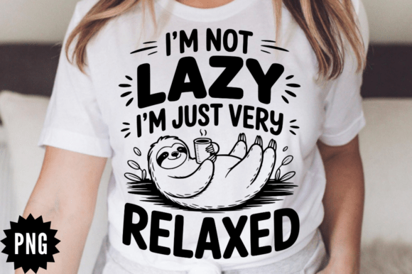 I’m Not Lazy, I’m Just Very Relaxed SVG