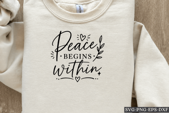 Peace Begins Within SVG: Crafts & Graphics Review