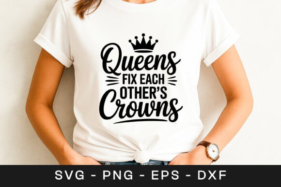 Queens Fix Each Other’s Crowns Women