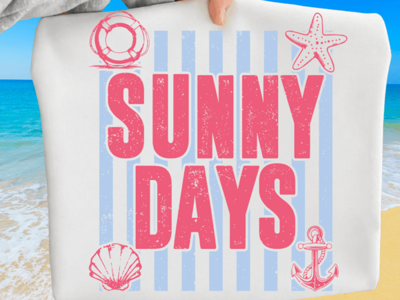 Sunny Days Summer Beach SVG
