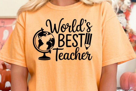 World’s Best Teacher SVG: Graphics for Crafts & Teaching Brands